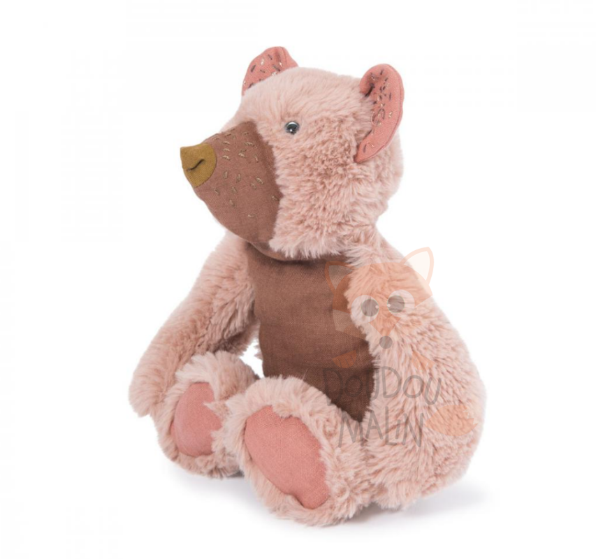  - plush bear aubépine old pink 30 cm 